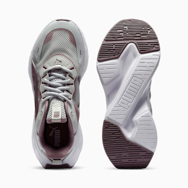 Tenis Softride Sway Cheetah para mujer, Cool Light Gray-Raisin-Plum Jam, extralarge