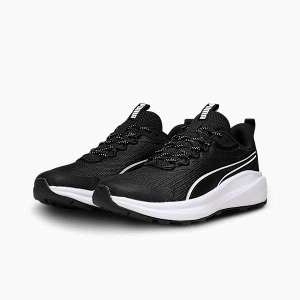 Skyrocket Lite Ultra Lightweight Running Shoes, PUMA Black-PUMA White-PUMA Black, extralarge-IND