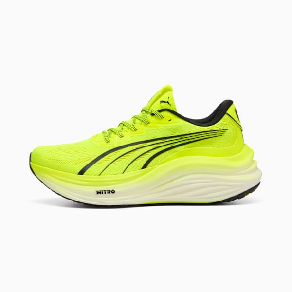 MagMax NITRO Men's Maximum Cushioning Running Shoes, Yellow Alert-PUMA Black, extralarge-IND