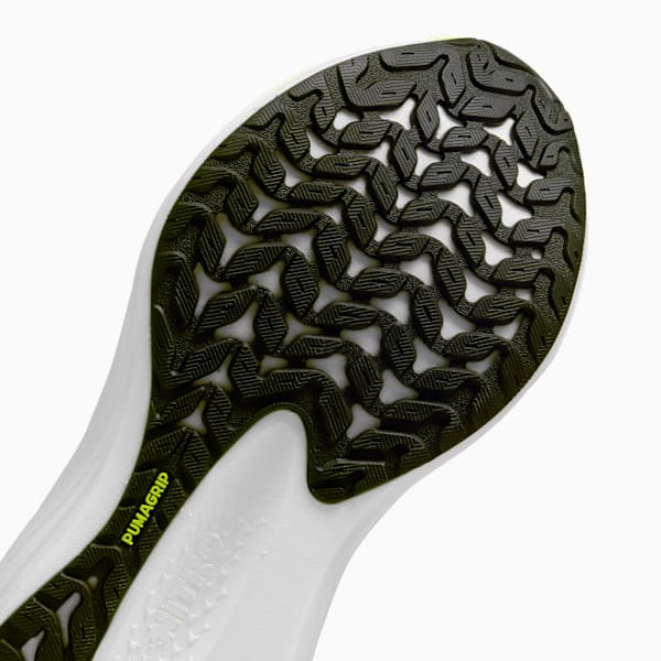 MagMax NITRO Men's Maximum Cushioning Running Shoes, Yellow Alert-PUMA Black, extralarge-IND