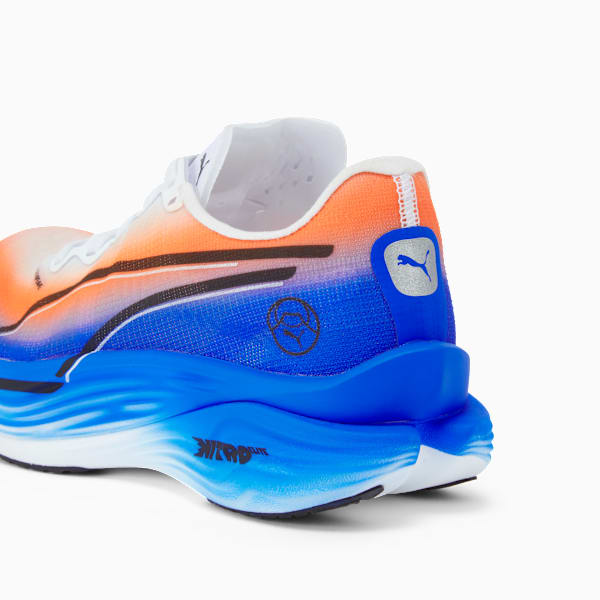 Deviate NITRO Elite 3 Ekiden Running Shoes Women, PUMA White-Heat Fire-PUMA Black, extralarge-GBR