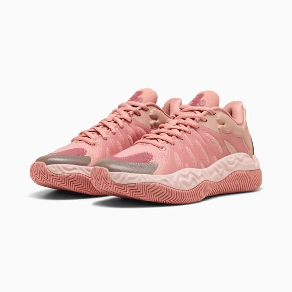 HALI 1 Big Kids' Basketball Shoes, Poppy Pink-Rose Dust, extralarge