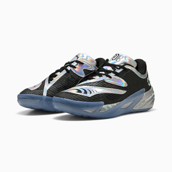 Chaussures de basketball All-Pro Nitro™ 2 RJ Barrett Homme, PUMA Black-PUMA Silver, extralarge