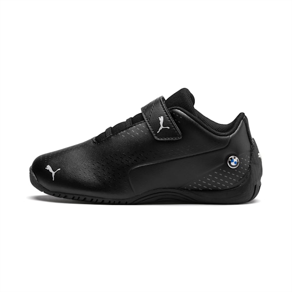 BMW M Motorsport Drift Cat 5 Ultra II Little Kids' Shoes, Puma Black-Puma Black, extralarge