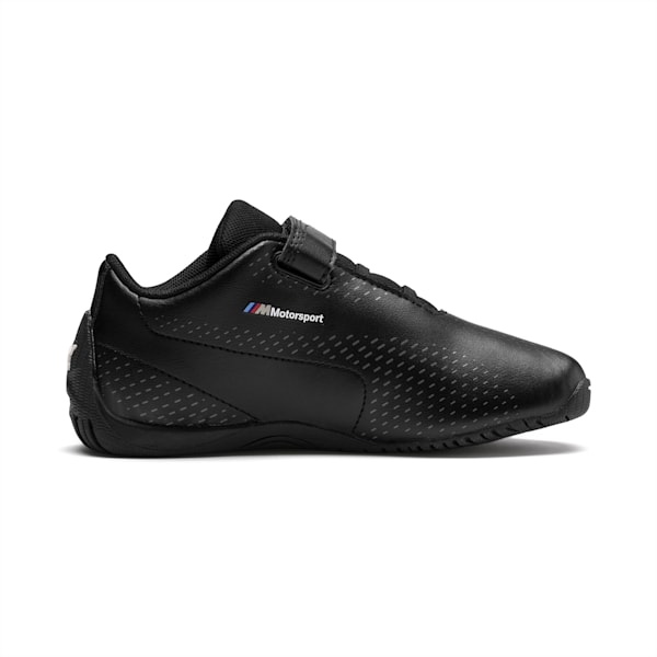 BMW M Motorsport Drift Cat 5 Ultra II Little Kids' Shoes, Puma Black-Puma Black, extralarge