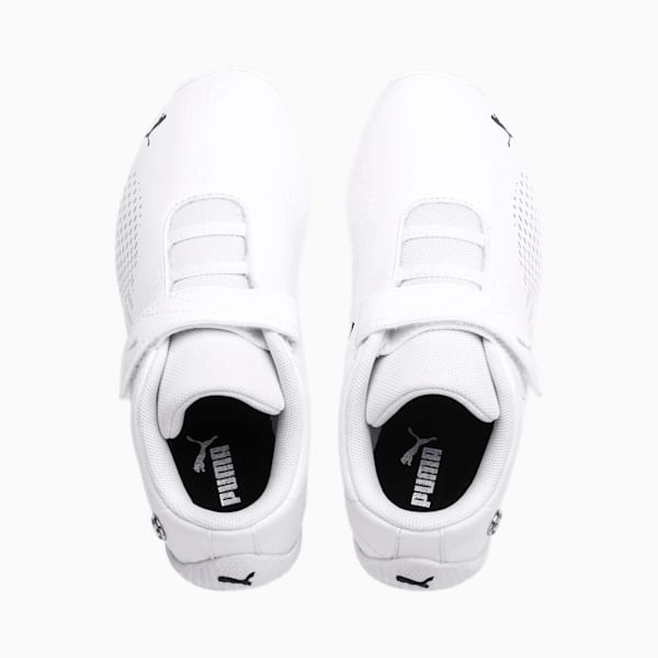 BMW M Motorsport Drift Cat 5 Ultra II Little Kids' Shoes, Puma White-Puma Black, extralarge
