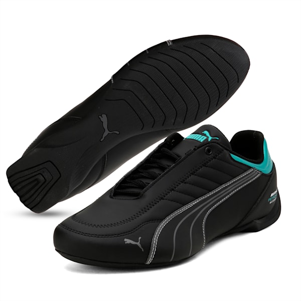 Mercedes AMG Petronas Future Kart Cat Sneakers, Puma Black-Smoked Pearl, extralarge-IND