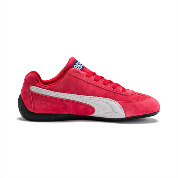 SpeedCat Sparco Men's Sneakers, Ribbon Red-Puma White, extralarge