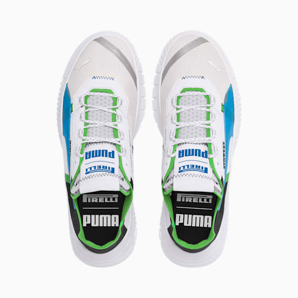 Replicat-X Pirelli Motorsport Shoes, Puma White-Puma Black-Classic Green, extralarge
