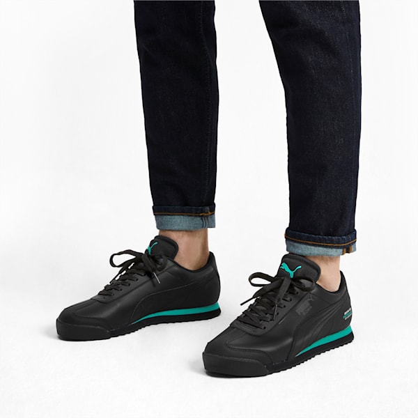Mercedes Roma Men's Shoes, Puma Black-Puma Black, extralarge-IND