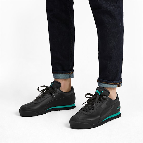 Mercedes Roma Men's Shoes, Puma Black-Puma Black, extralarge-IND