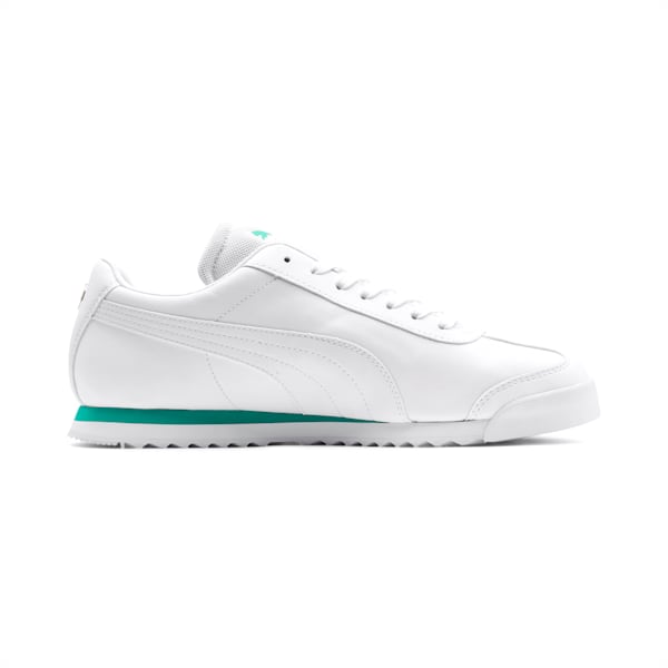 Mercedes AMG Petronas Roma Men's Sneakers, Puma White-Puma White, extralarge