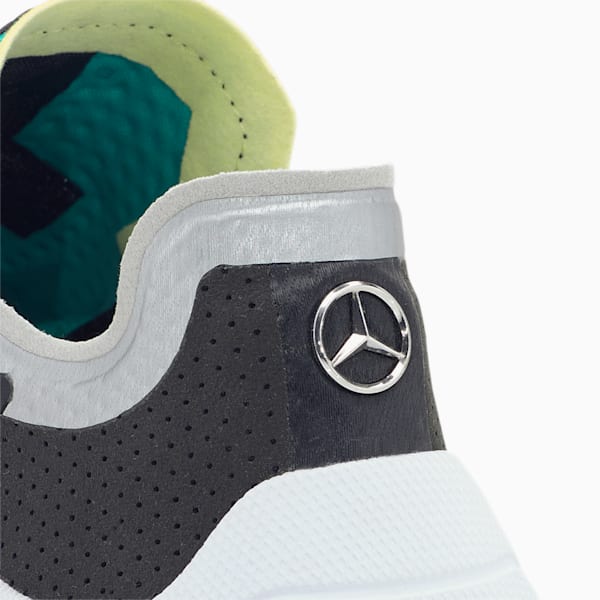 Mercedes-AMG Petronas Replicat-X Men's Motorsport Shoes, Puma Black-Puma White-Spectra Green, extralarge