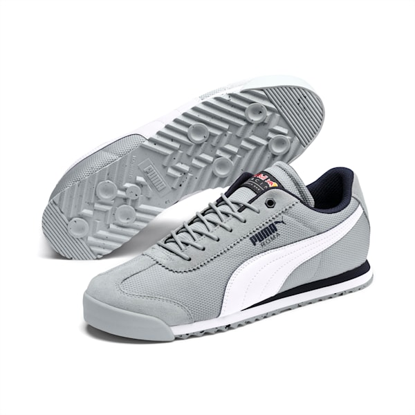 Red Bull Racing Roma Men's Sneakers, High Rise-Puma White, extralarge