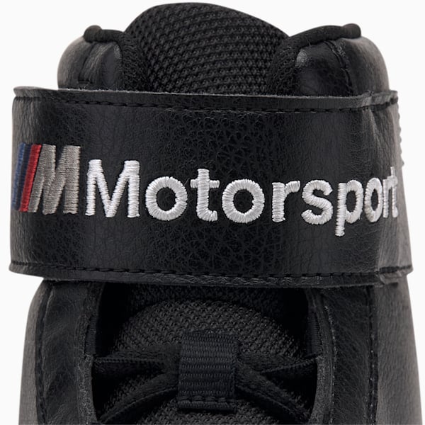 BMW M Motorsport R-Cat Mid Men's Motorsport Shoes, Puma Black-Puma White, extralarge