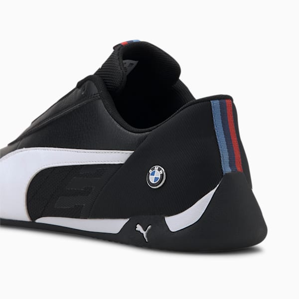 BMW M Motorsport R-Cat Men's Motorsport Shoes, Puma Black-Puma White, extralarge