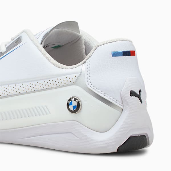 BMW M Motorsport Drift Cat 8 Men's Motorsport Shoes, Puma White-Puma White, extralarge