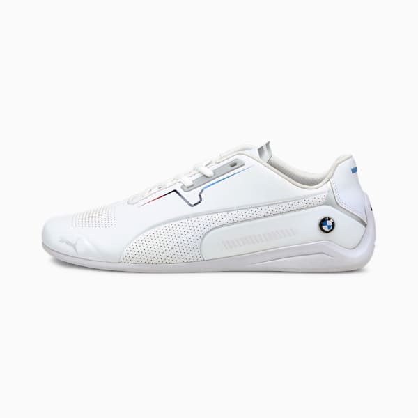 BMW M Motorsport Drift Cat 8 Unisex Motorsport Shoes, Puma White-Puma White, extralarge-IND