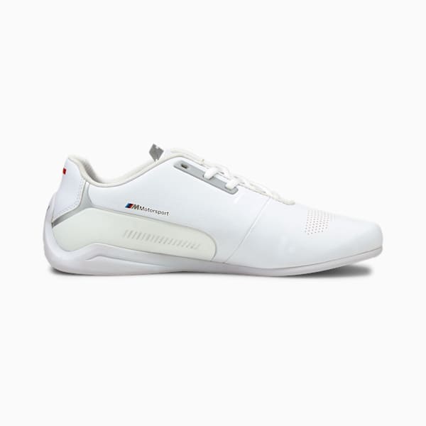 BMW M Motorsport Drift Cat 8 Unisex Motorsport Shoes, Puma White-Puma White, extralarge-IND