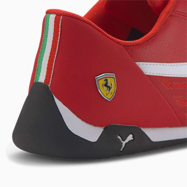 Scuderia Ferrari R-Cat Men's Motorsport Shoes, Rosso Corsa-White-Black, extralarge