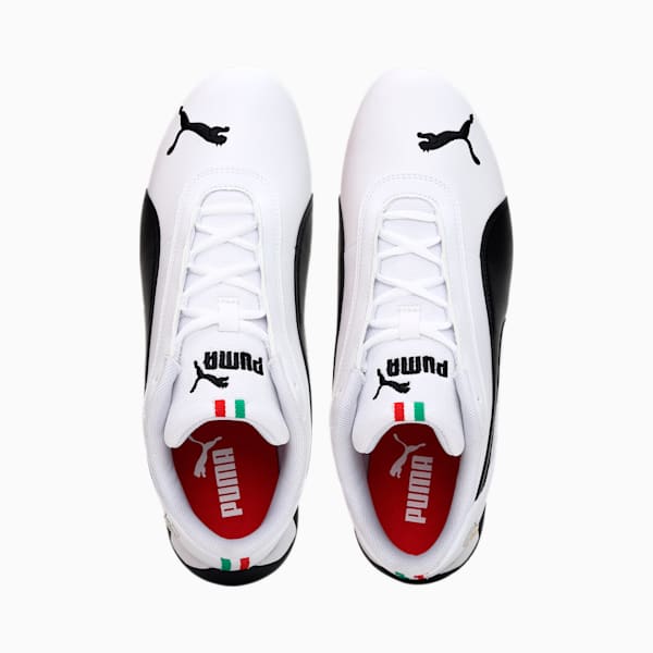 Scuderia Ferrari R-Cat Unisex Sneakers, Puma White-Puma Black, extralarge-IND