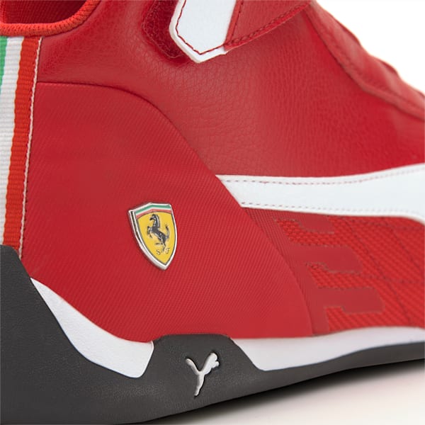 Scuderia Ferrari R-Cat Mid Men's Motorsport Shoes, Rosso Corsa-Puma White-Puma Black, extralarge