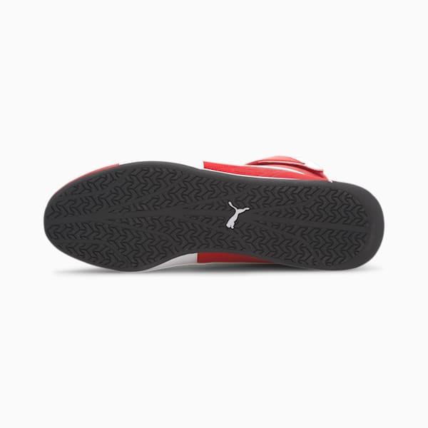 Scuderia Ferrari R-Cat Mid Men's Motorsport Shoes, Rosso Corsa-White-Black, extralarge
