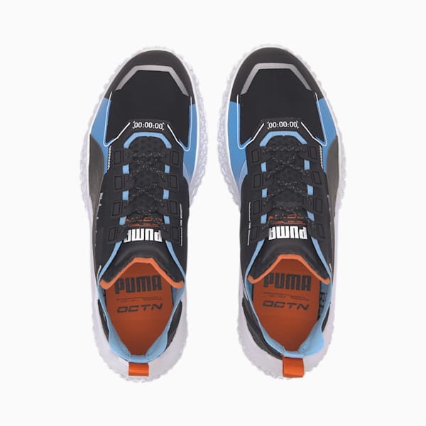 Octn Drift Men's Motorsport Shoes, Puma Black-Puma White-Luminous Blue, extralarge
