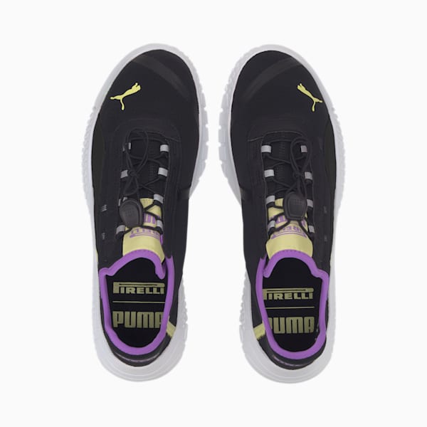 Replicat-X 1.8 Pirelli Men's Motorsport Shoes, Puma Black-Luminous Purple-Sunny Lime, extralarge