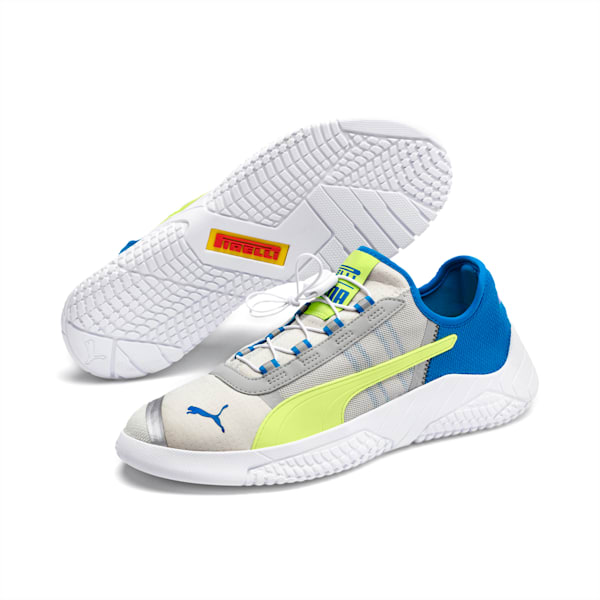 Replicat-X 1.8 Pirelli Men's Motorsport Shoes, Gray Violet-Sunny Lime-Palace Blue, extralarge