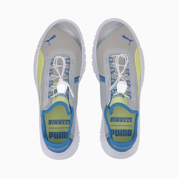 Replicat-X 1.8 Pirelli Men's Motorsport Shoes, Gray Violet-Sunny Lime-Palace Blue, extralarge