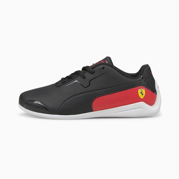 Scuderia Ferrari Drift Cat 8 Motorsport Shoes Big Kids, Puma Black-Rosso Corsa, extralarge
