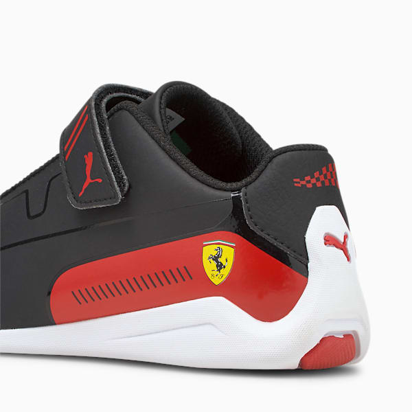 Scuderia Ferrari Drift Cat 8 Little Kids' Shoes, Puma Black-Rosso Corsa, extralarge