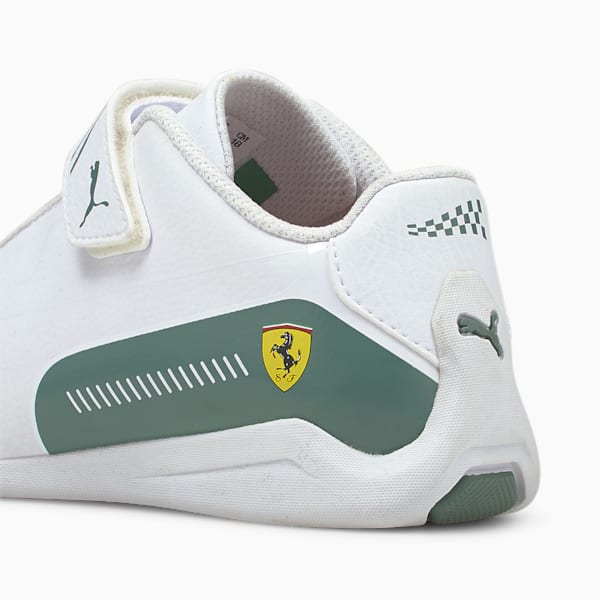 Scuderia Ferrari Drift Cat 8 V Kids' Sneakers, Rosso Corsa-Puma White, extralarge-IND