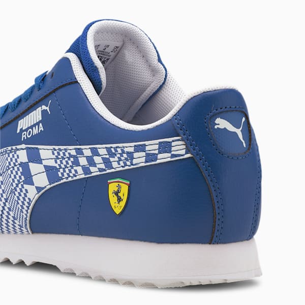 Scuderia Ferrari Roma Sneakers JR, Olympian Blue-Puma White, extralarge