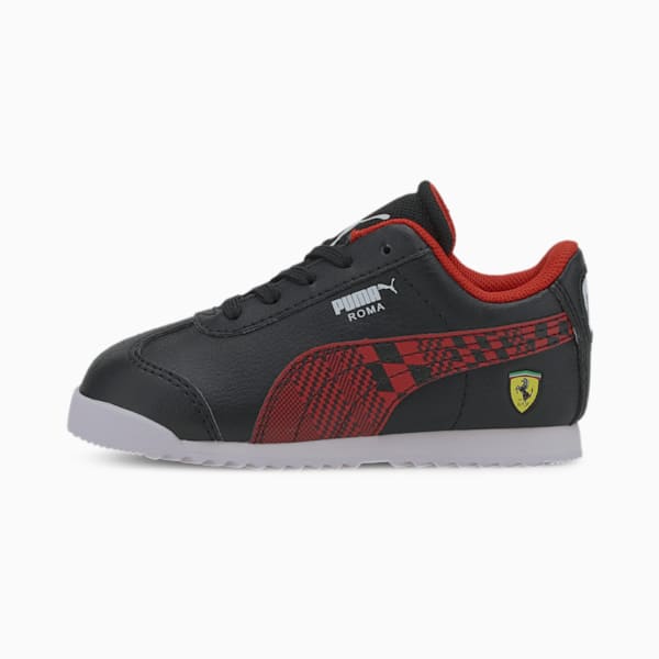 Scuderia Ferrari Roma Toddler Shoes, Puma Black-Rosso Corsa, extralarge