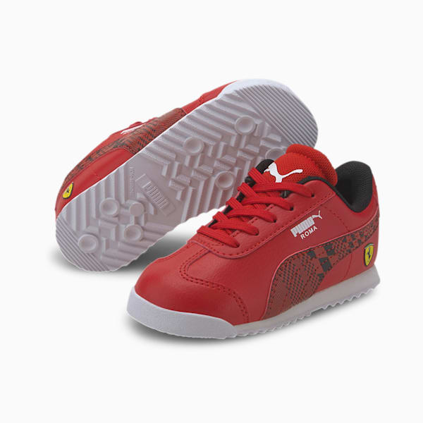 Scuderia Ferrari Roma Toddler Shoes, Rosso Corsa-Puma Black, extralarge