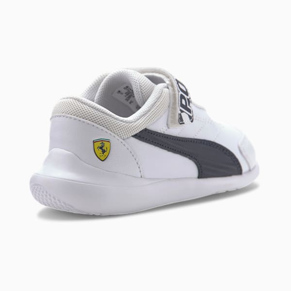 Scuderia Ferrari Kart Cat III Toddler Shoes, Puma White-Peacoat, extralarge