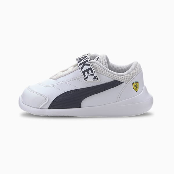 Scuderia Ferrari Kart Cat III Toddler Shoes, Puma White-Peacoat, extralarge