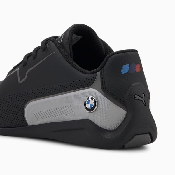 BMW M Motorsport Drift Cat 8 Youth Sneakers, Puma Black-Puma Silver, extralarge-IND