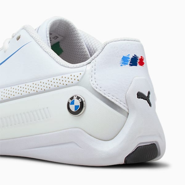 BMW M Motorsport Drift Cat 8 Motorsport Shoes JR, Puma White-Puma White, extralarge