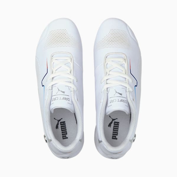 BMW M Motorsport Drift Cat 8 Motorsport Shoes JR, Puma White-Puma White, extralarge