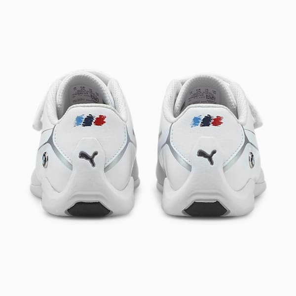 BMW M Motorsport Drift Cat 8 Little Kids' Shoes, Puma White-Puma White, extralarge