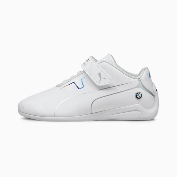 Tenis BMW M Motorsport Drift Cat 8 V para Niños, Puma White-Puma White, extralarge