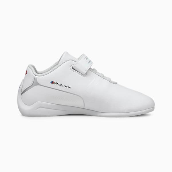 Tenis BMW M Motorsport Drift Cat 8 V para Niños, Puma White-Puma White, extralarge