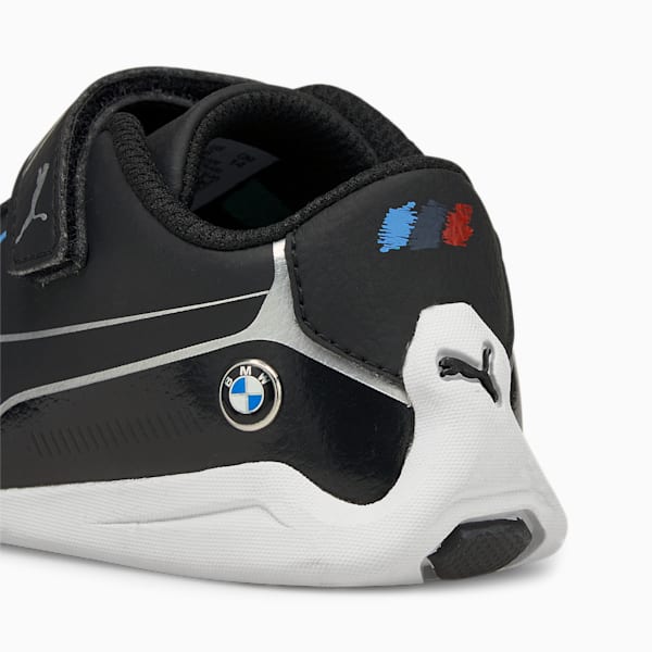 BMW M Motorsport Drift Cat 8 Toddler Shoes, Puma Black-Puma Black, extralarge
