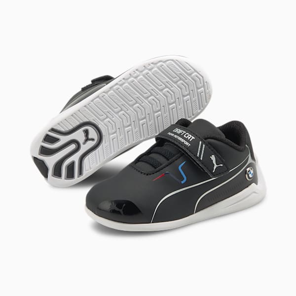 Tenis Running BMW M Motorsport Drift Cat 8 V para Bebé, Puma Black-Puma Black, extralarge