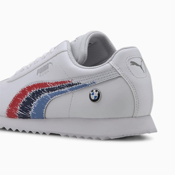 BMW M Motorsport Roma Sneakers JR, Puma White-Puma White, extralarge
