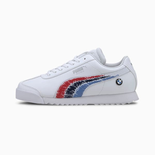 BMW M Motorsport Roma Sneakers JR, Puma White-Puma White, extralarge