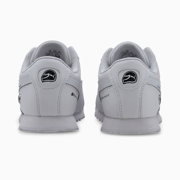 BMW M Motorsport Roma Little Kids' Shoes, Puma White-Puma White, extralarge